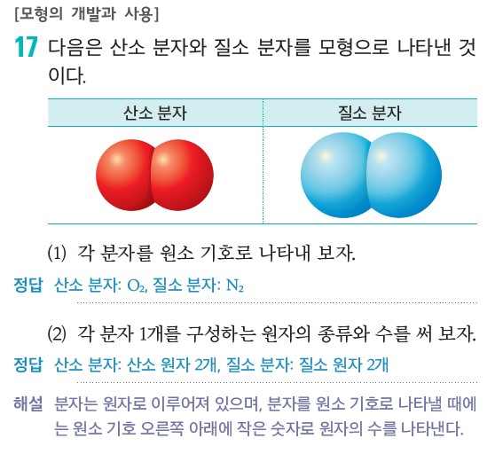 (주)와이비엠 과학2(전자저작물 CD 포함) 135쪽 현행내용 이미지