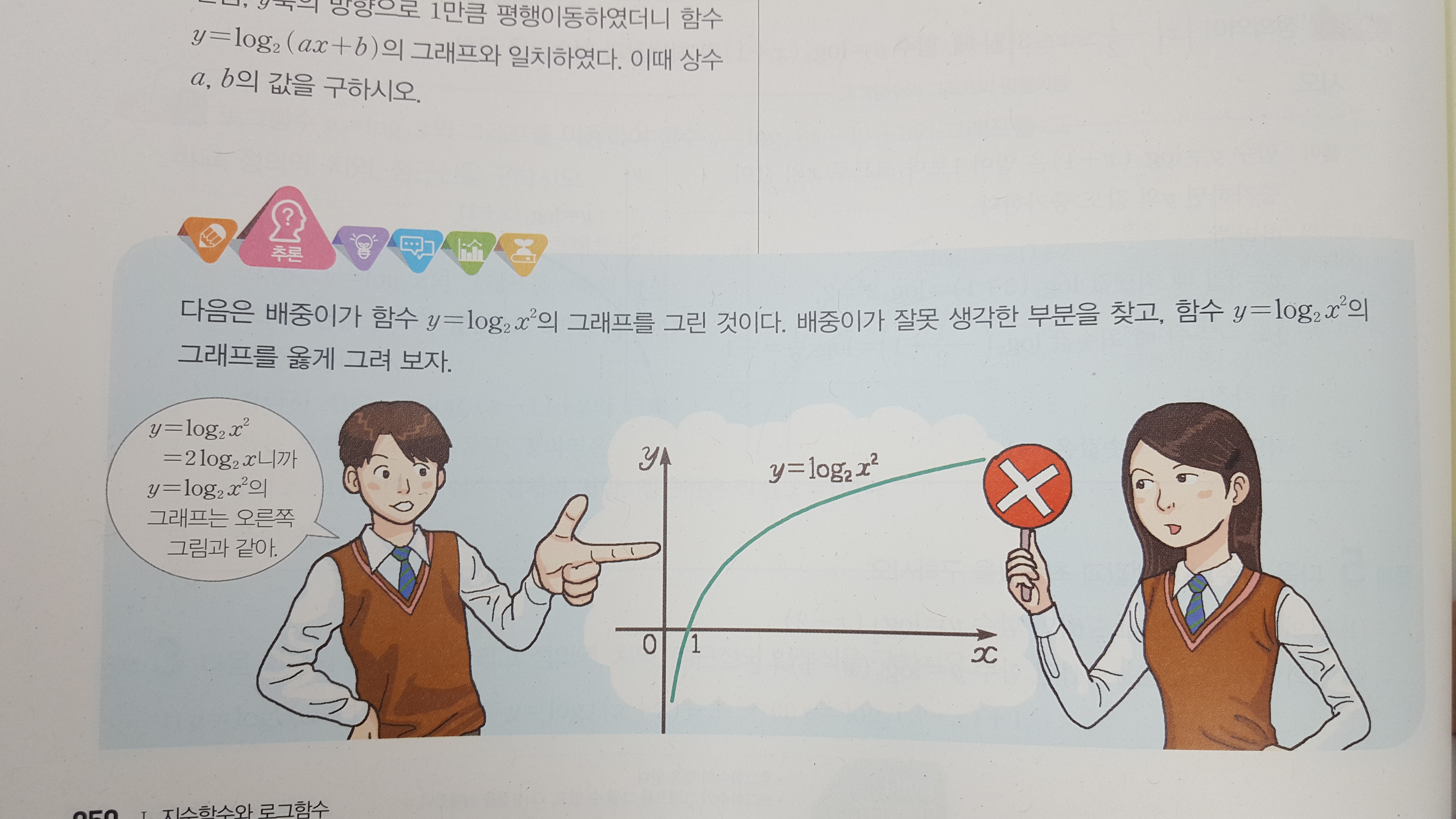 (주)금성출판사 수학Ⅰ 50쪽 현행내용 이미지