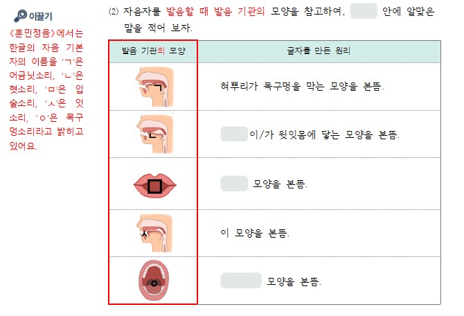 (주)미래엔 국어2-1 138쪽 수정내용 이미지