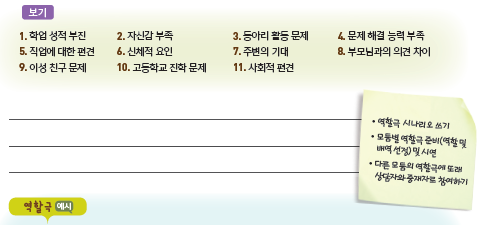 (주)금성출판사 진로와 직업 150쪽 현행내용 이미지