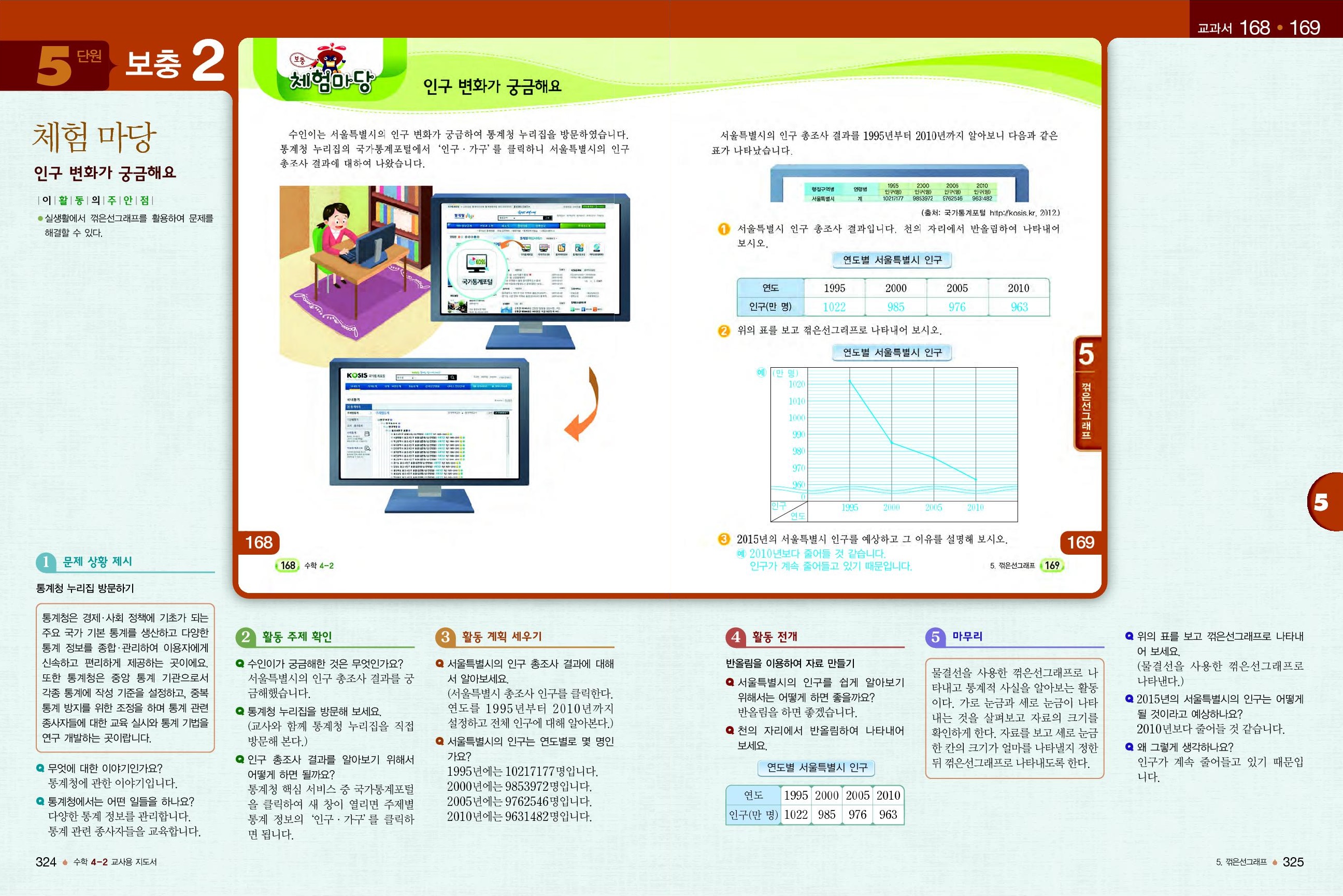 (주)천재교육 수학3~4 ④ 324~325쪽 수정내용 이미지