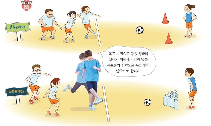 (주)금성출판사 체육5~6 ② 54쪽 수정내용 이미지