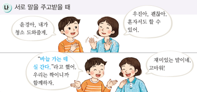 (주)미래엔 국어(5~6학년군)6-1 148쪽 현행내용 이미지