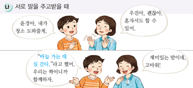 (주)미래엔 국어(5~6학년군)6-1 148쪽 수정내용 이미지