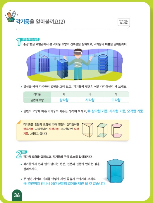 (주)아이스크림미디어 수학(5~6학년군)6-1(전자저작물 CD 포함) 163, 166, 168, 174쪽 수정내용 이미지