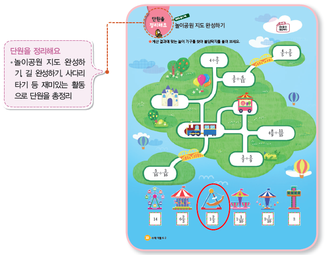 (주)금성출판사 수학(5~6학년군)6-2(전자저작물 CD 포함) 62쪽 현행내용 이미지